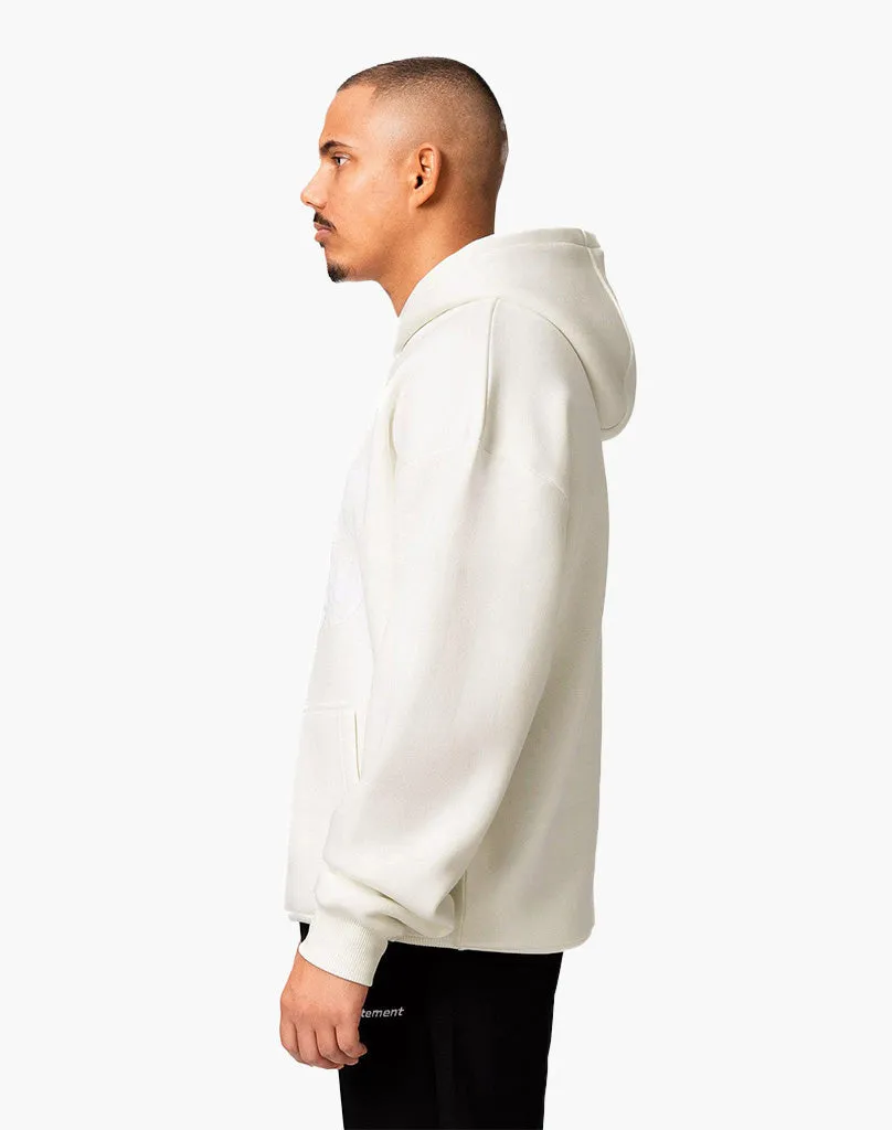 INITIAL HOODIE (CREAM WHITE)