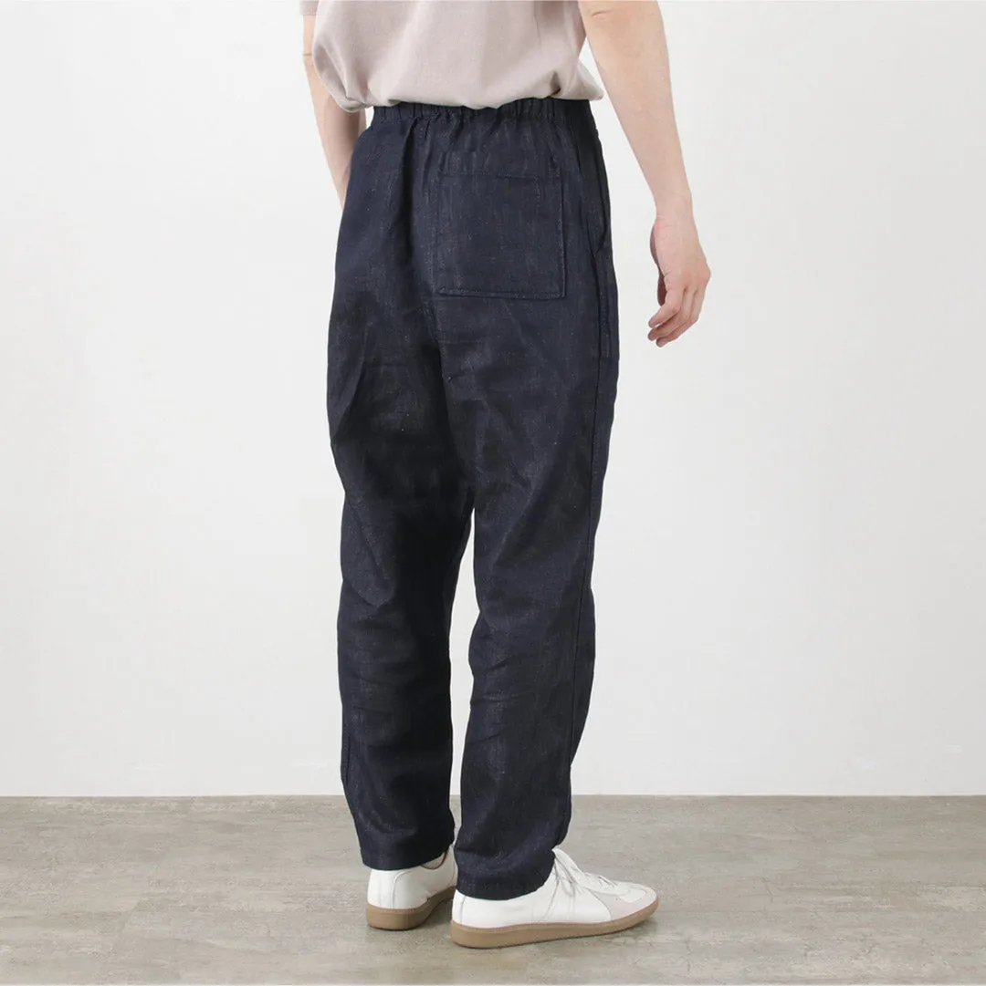 JAPAN BLUE JEANS / RJB7590 Cotton Linen Denim Easy Pants