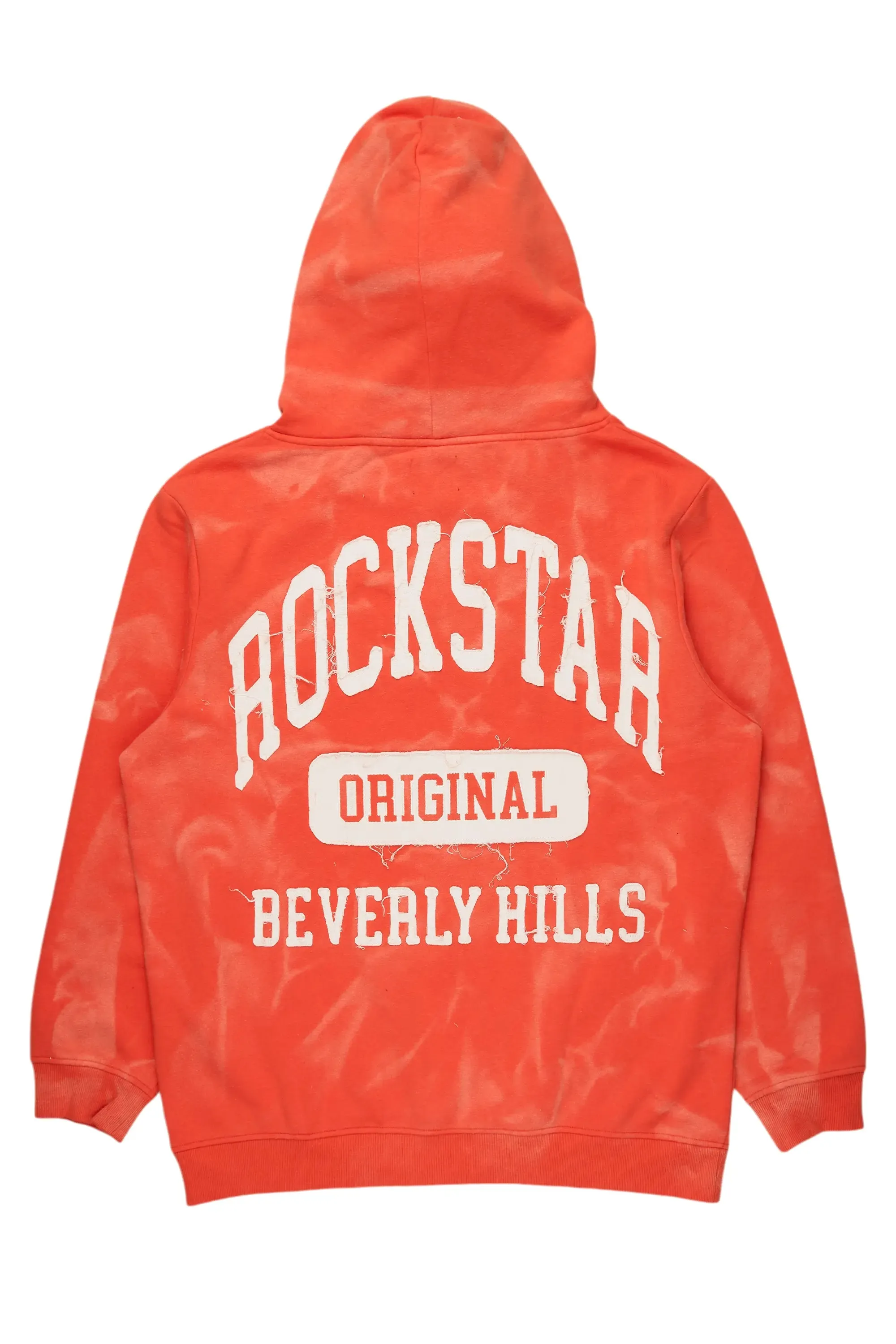 Karlo Orange Graphic Painter Hoodie