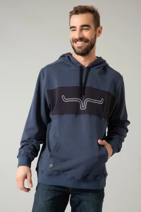 Kimes Ranch Mens Ripon Hood Navy Cotton Blend Hoodie