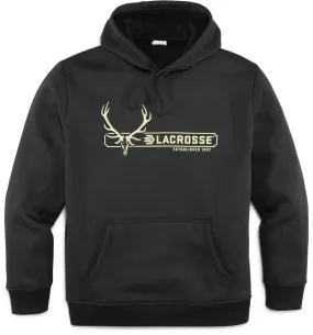 Lacrosse Mens Elk Black Poly/Cotton Hoodie