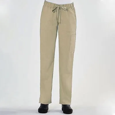 Ladies Full Waist Band Cargo Pant / Khaki