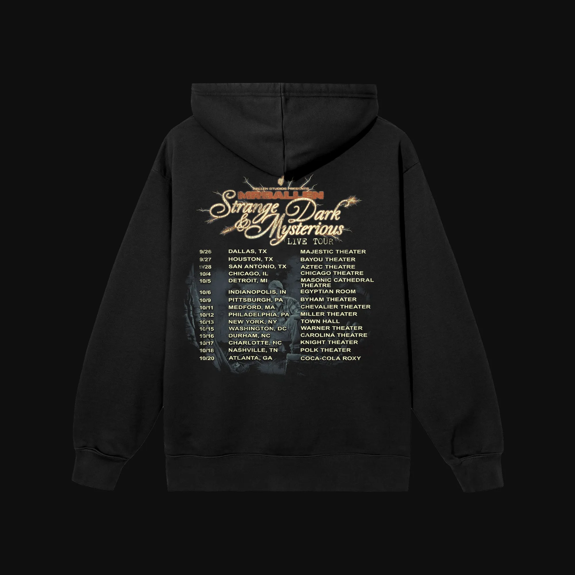 Live Tour Black Hoodie