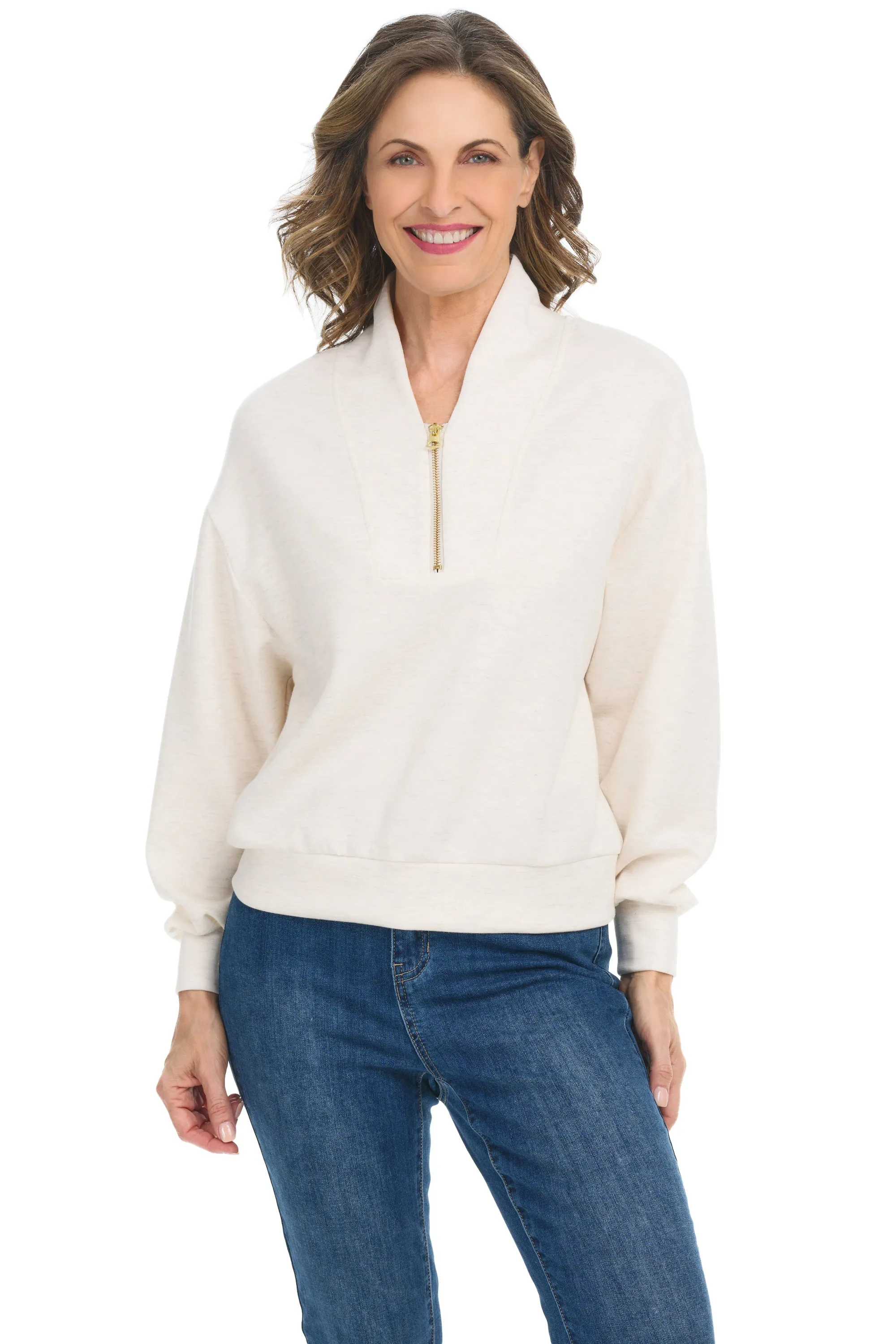 Luxe Zipper Pullover