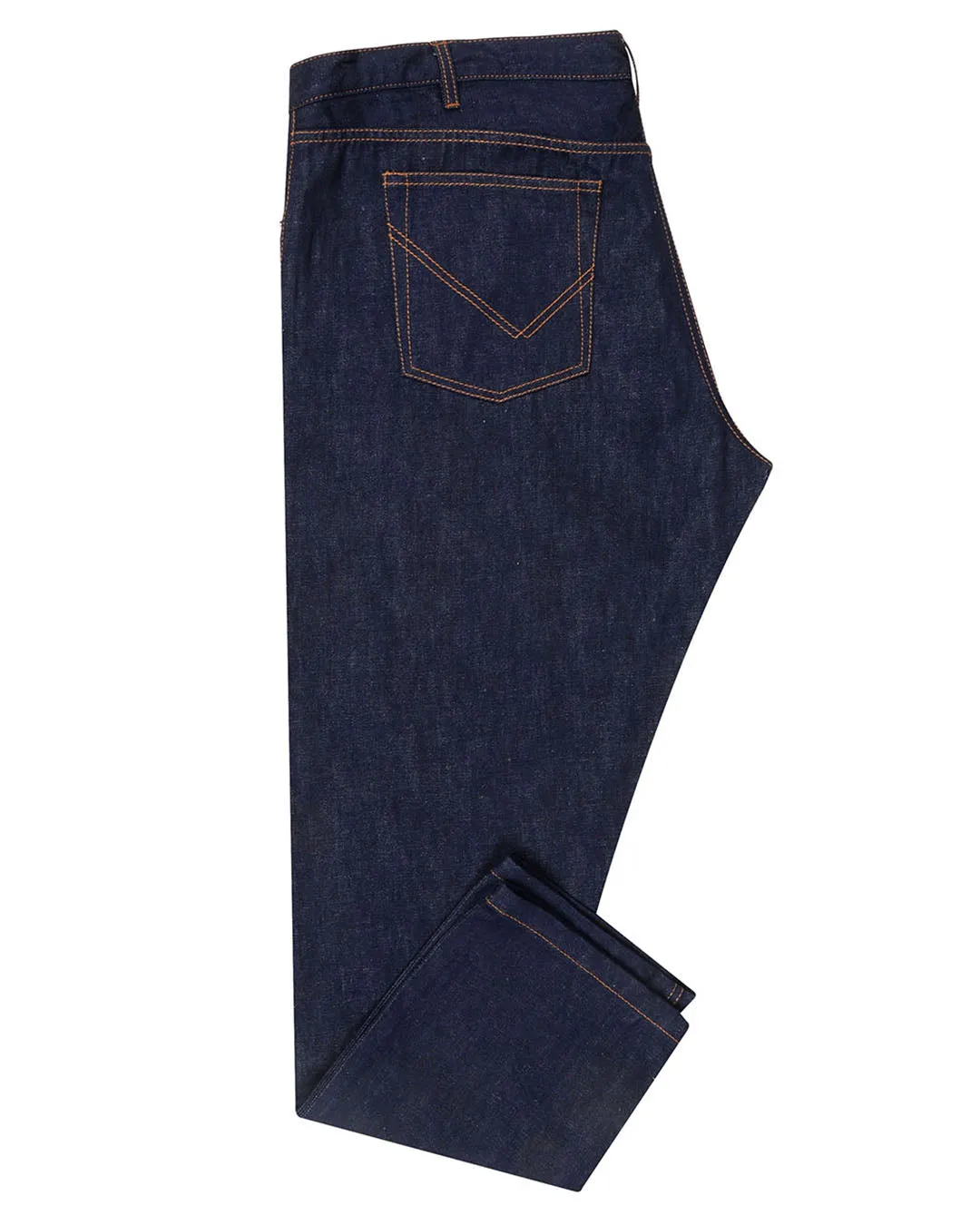 Luxire Selvedge: Slub Linen Cotton Indigo Jeans