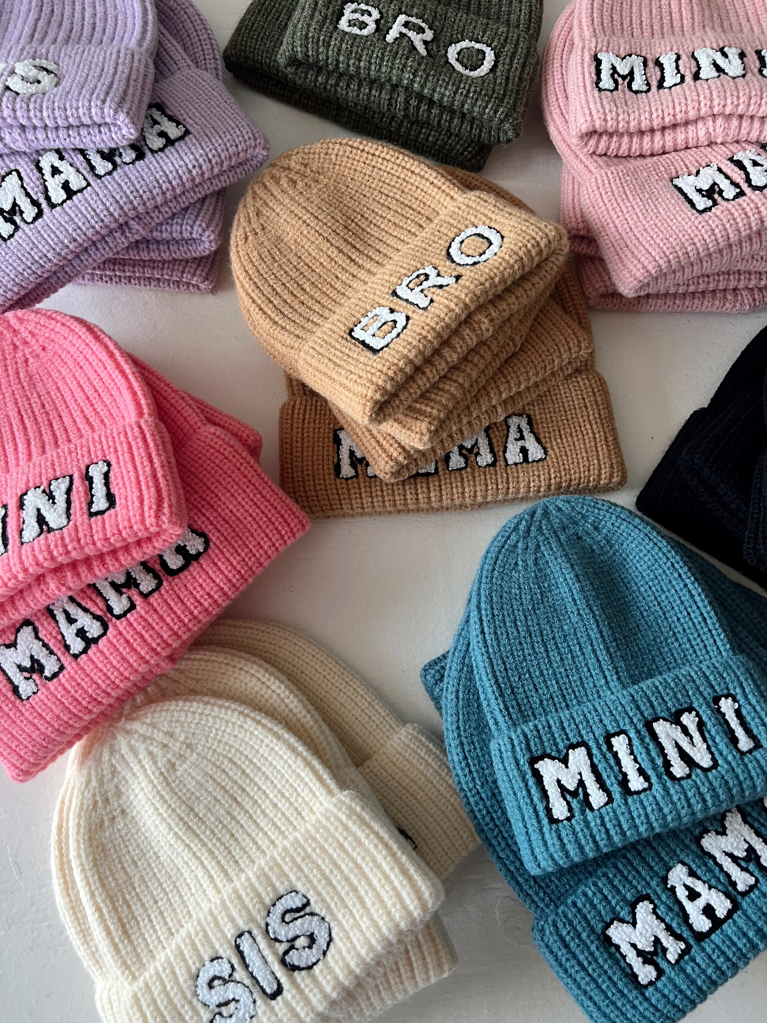 Mama Knit Hat, Bubblegum