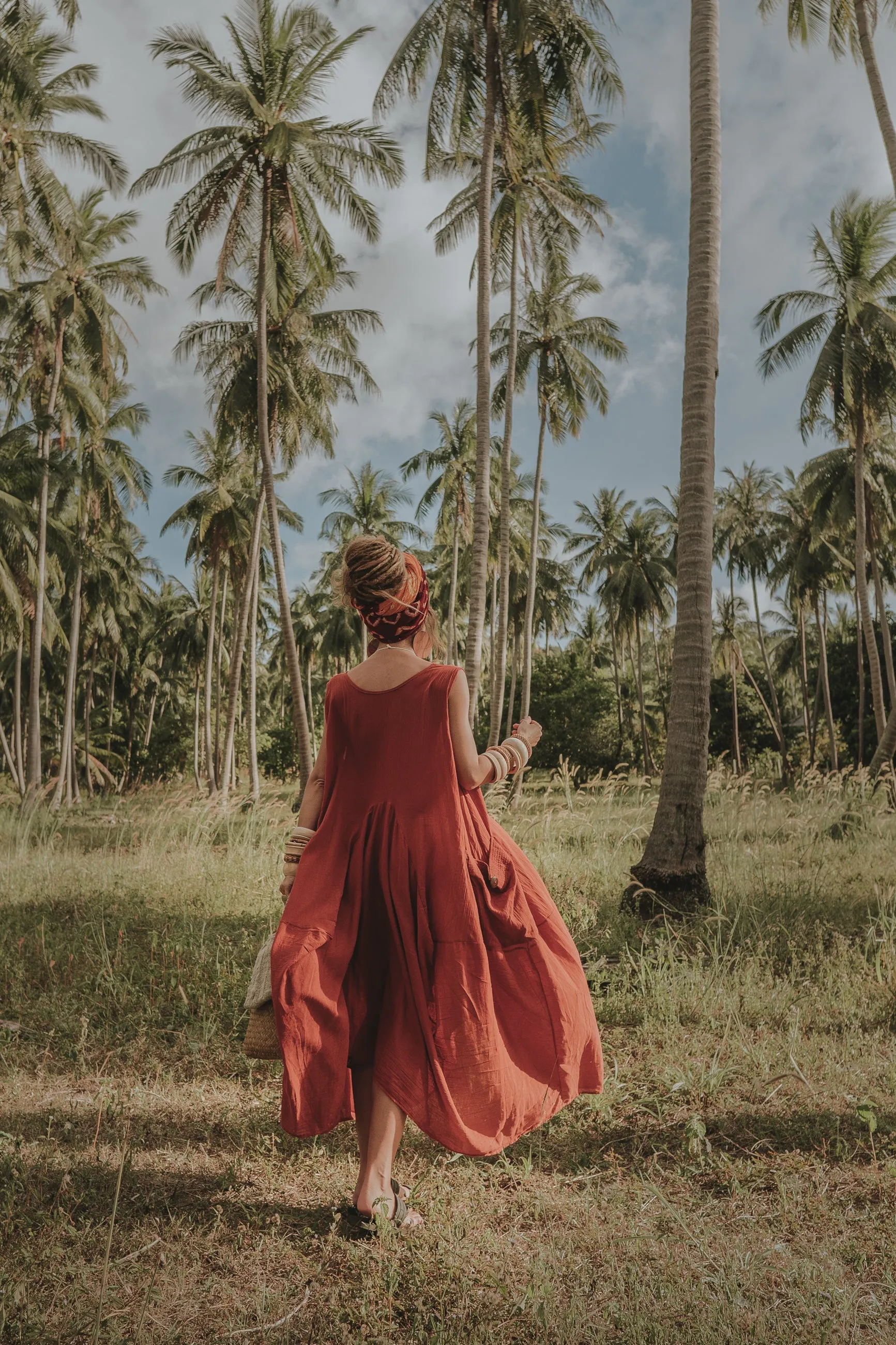 Maxi Dress Wayan Rust