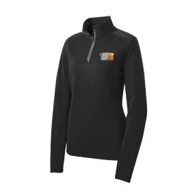 MCESC Ladies Sport-Wick Textured 1/4-Zip Pullover