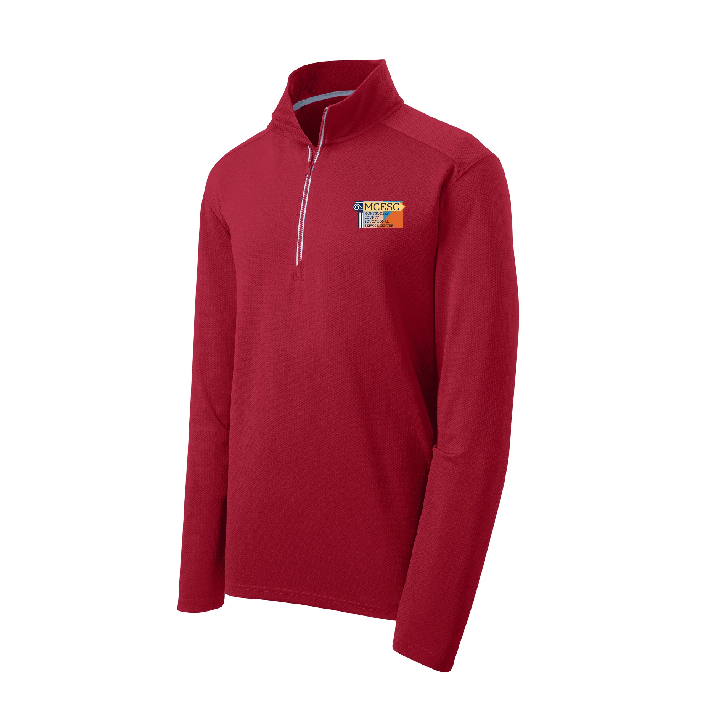 MCESC Sport-Wick Textured 1/4-Zip Pullover