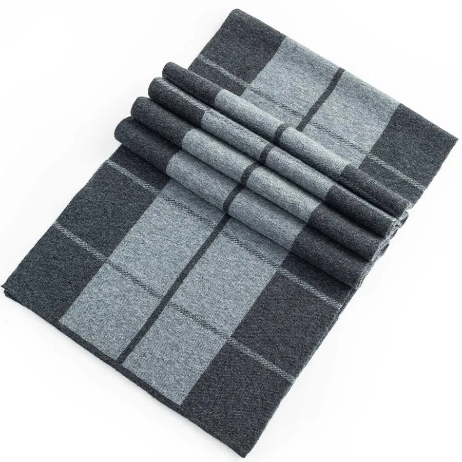 Mens Ilmio Wool Knit Scarf #01