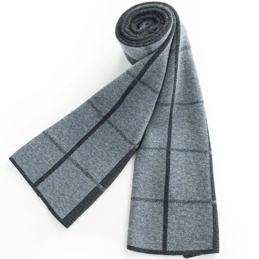 Mens Ilmio Wool Knit Scarf #01