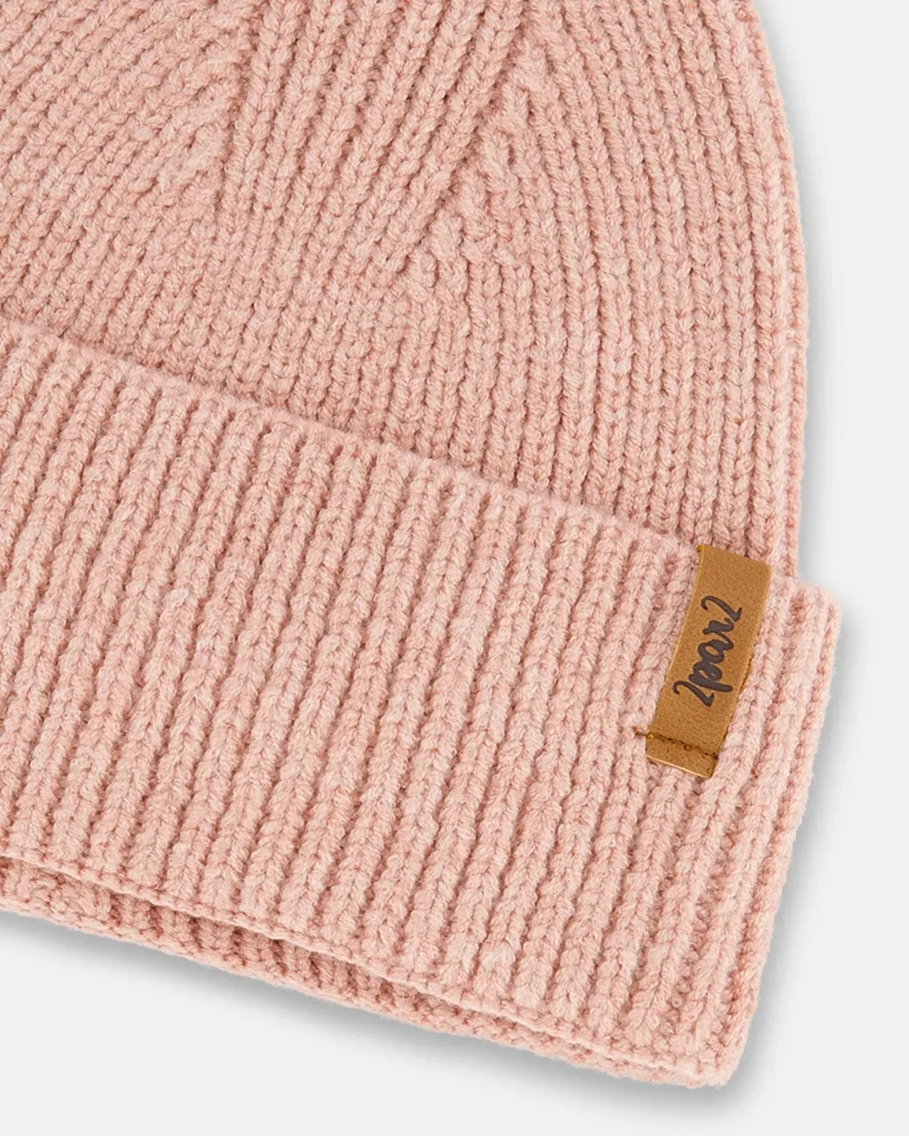 Mid-Season Knit Hat Dusty Pink