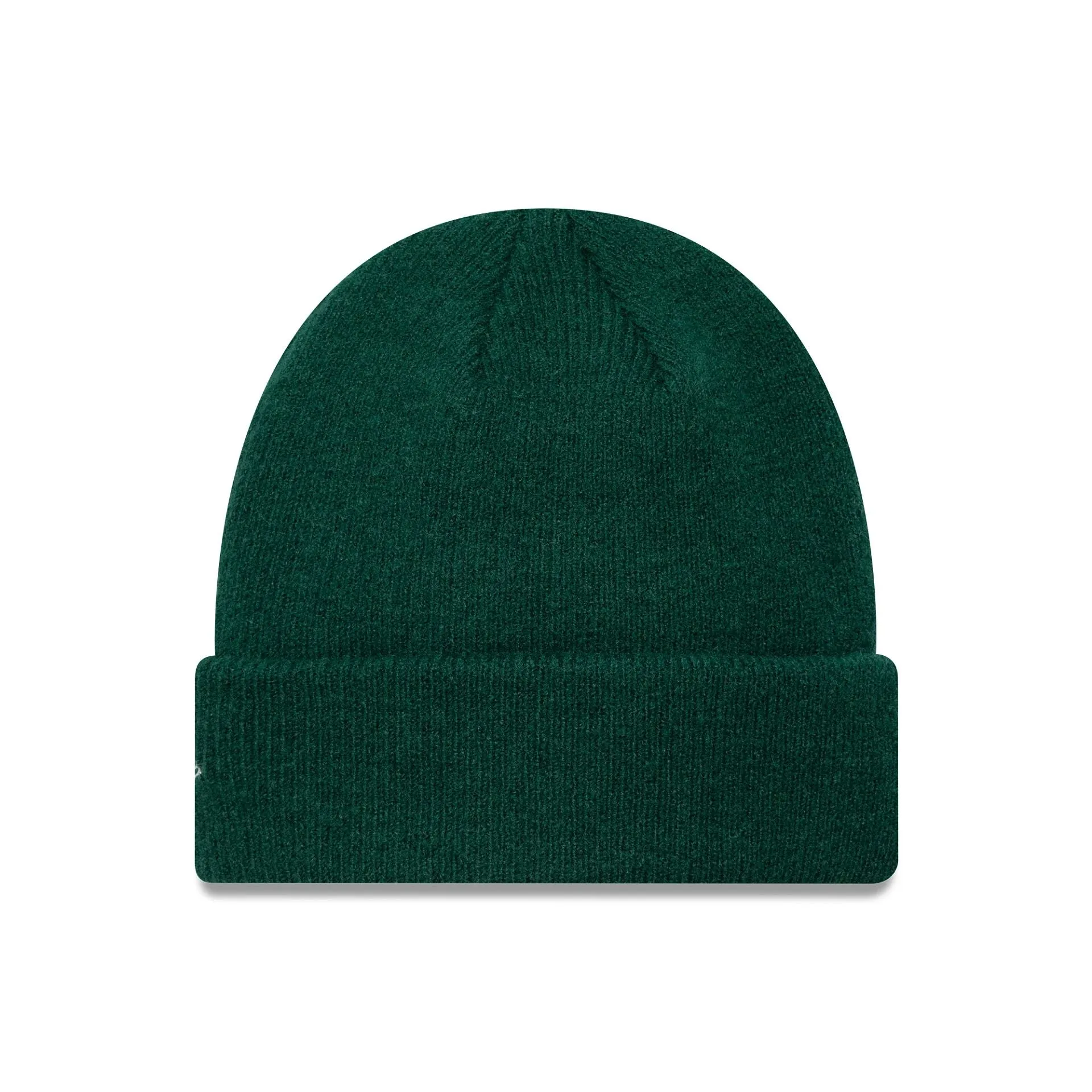 New Era Seasonal Dark Green Cuff Knit Beanie Hat