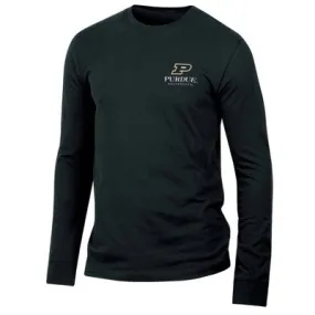 New - NCAA Purdue Boilermakers Men's Long Sleeve Suede T-Shirt - M