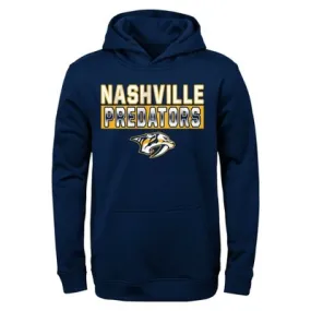 New - NHL Nashville Predators Boys' Poly Fleece Hooded Sweatshirt - XS