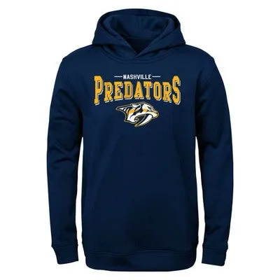 New - NHL Nashville Predators Toddler Boys' Poly Core Hooded Sweatshirt - 4T