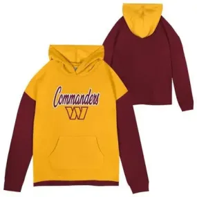 New - Washington Commanders Kids Pullover Hooded Hoodie Team Logo NFL Licensed Apparel