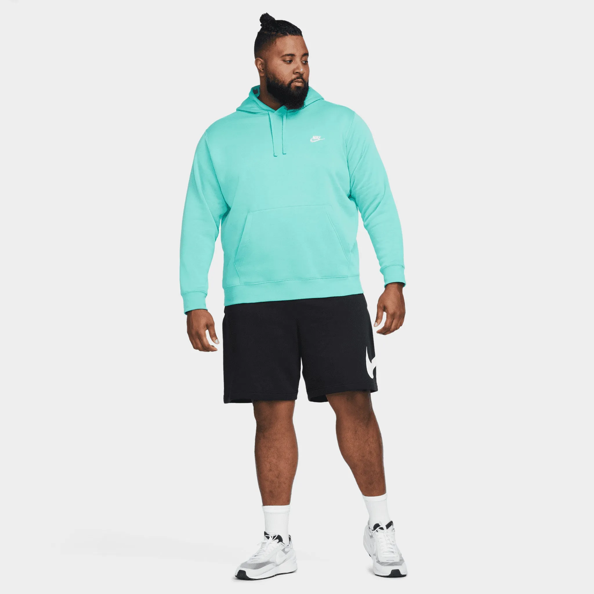 Nike Sportswear Club Fleece Pullover Hoodie Washed Teal / Washed Teal - White