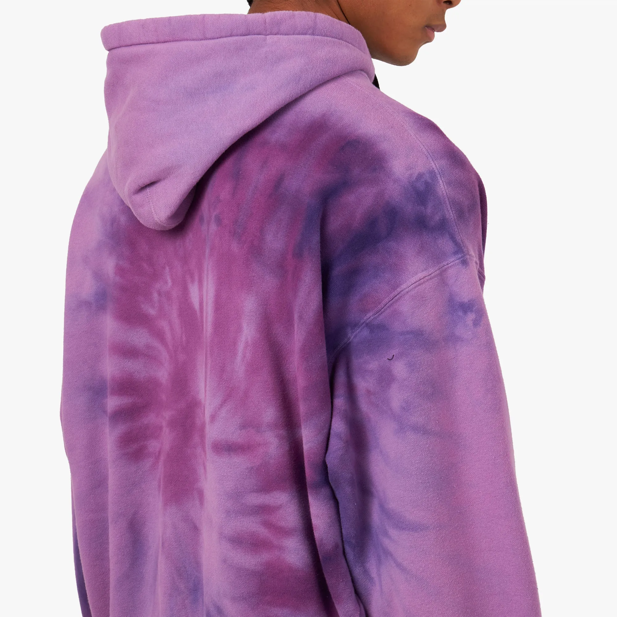 NOMA t.d. Hand Dyed Twist Pullover Hoodie / Purple