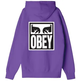 OBEY Eyes Icon Pullover Hoodie | Passion Flower Purple