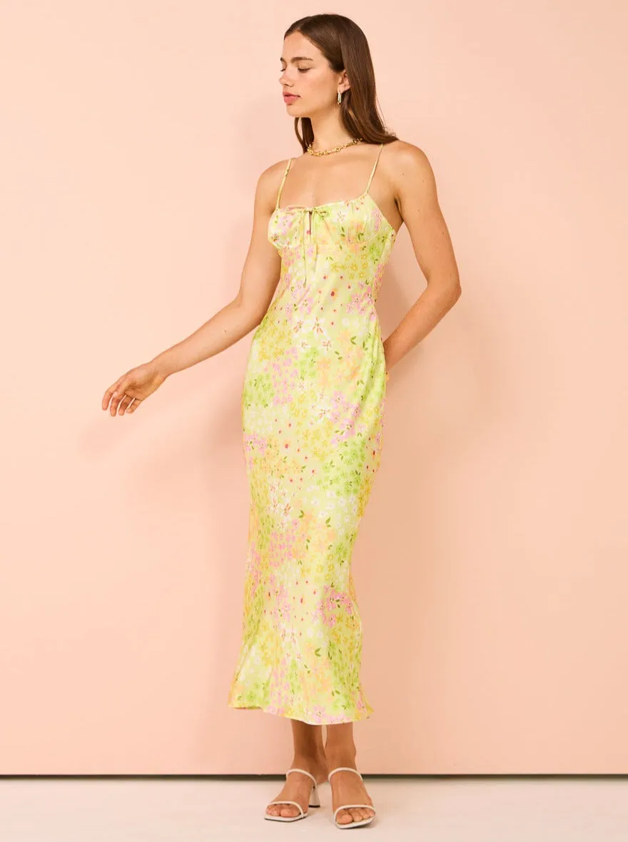 Ownley Penelope Slip Dress in Garden Party