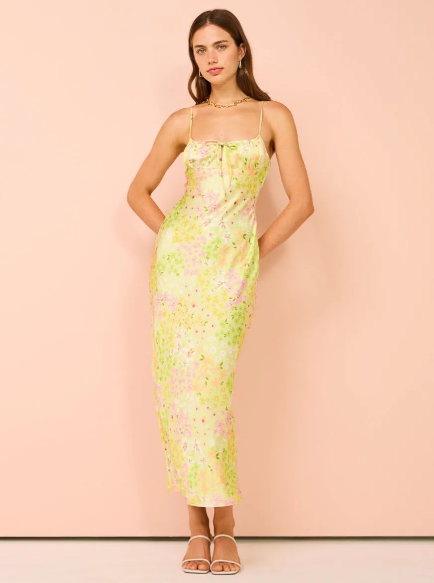 Ownley Penelope Slip Dress in Garden Party