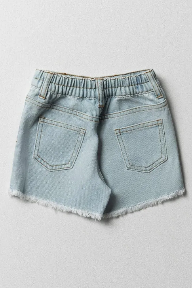 Peppa Pig Denim Shorts Light Blue