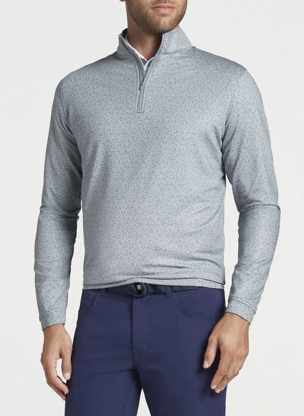 PERTH DAZED & TRANSFUSED PERFORMANCE 1/4 ZIP SWEATER - LONDON