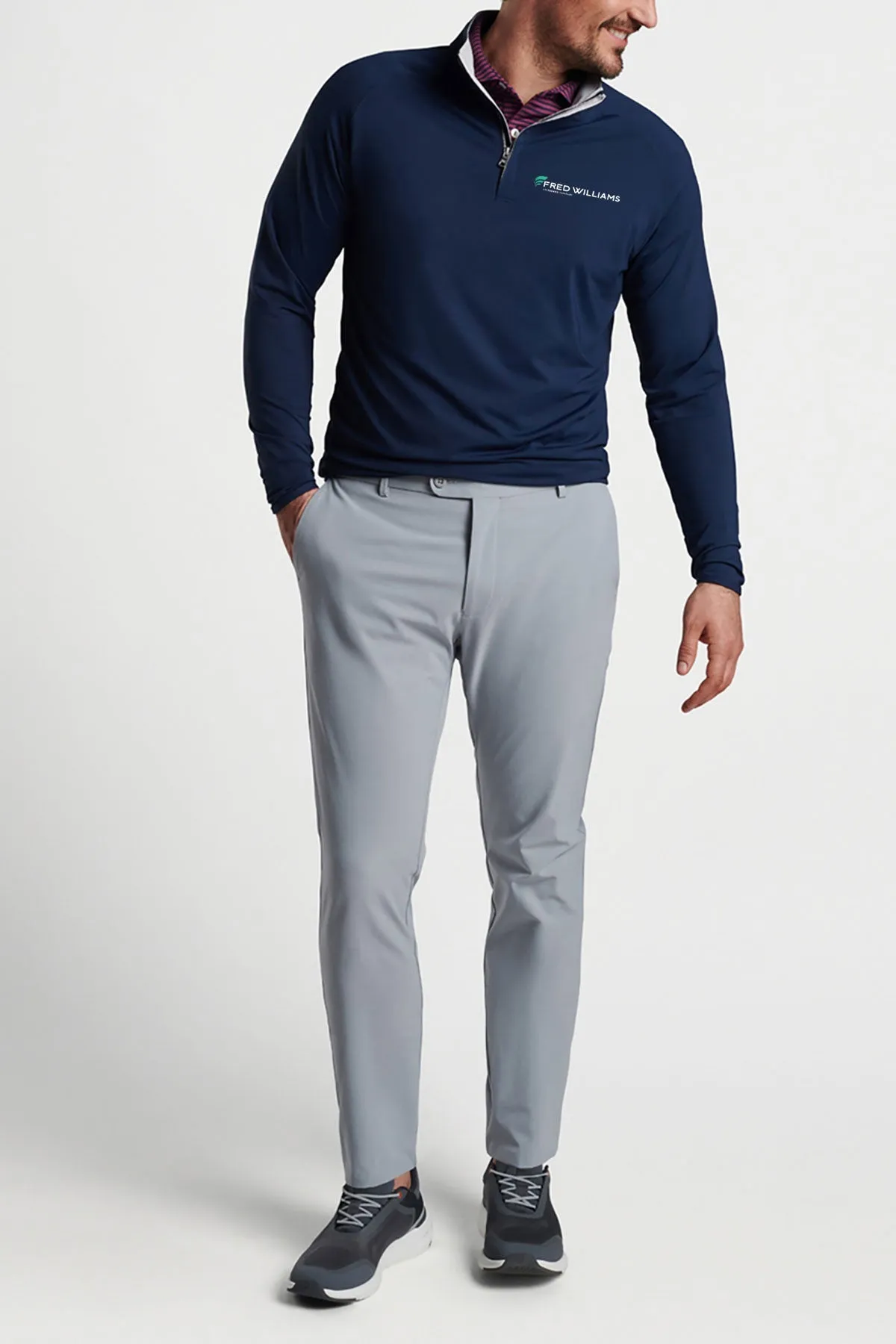 Peter Millar Quarter Zip, Navy [Fred Williams]