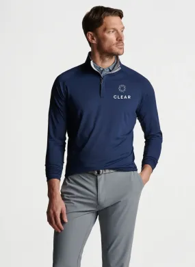 Peter Millar Stealth Performance Quarter Zip, Navy [CLEAR]