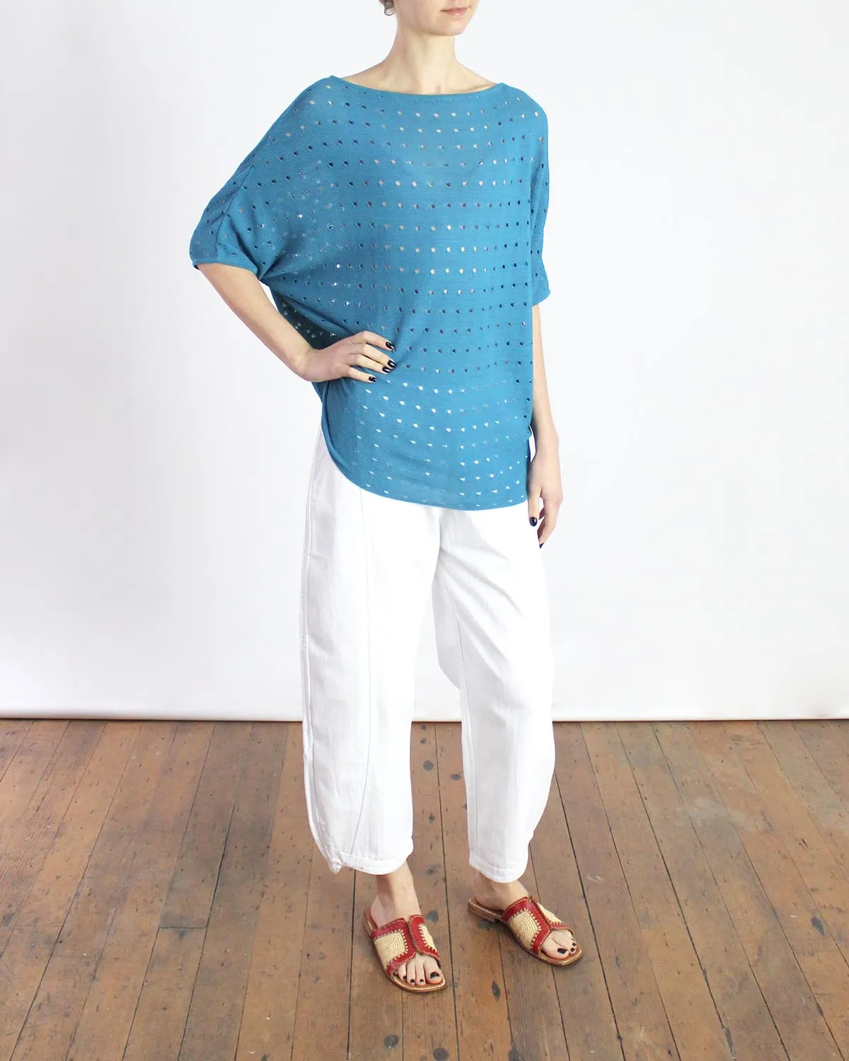 Pima Bamboo Obi Sleeve Pullover