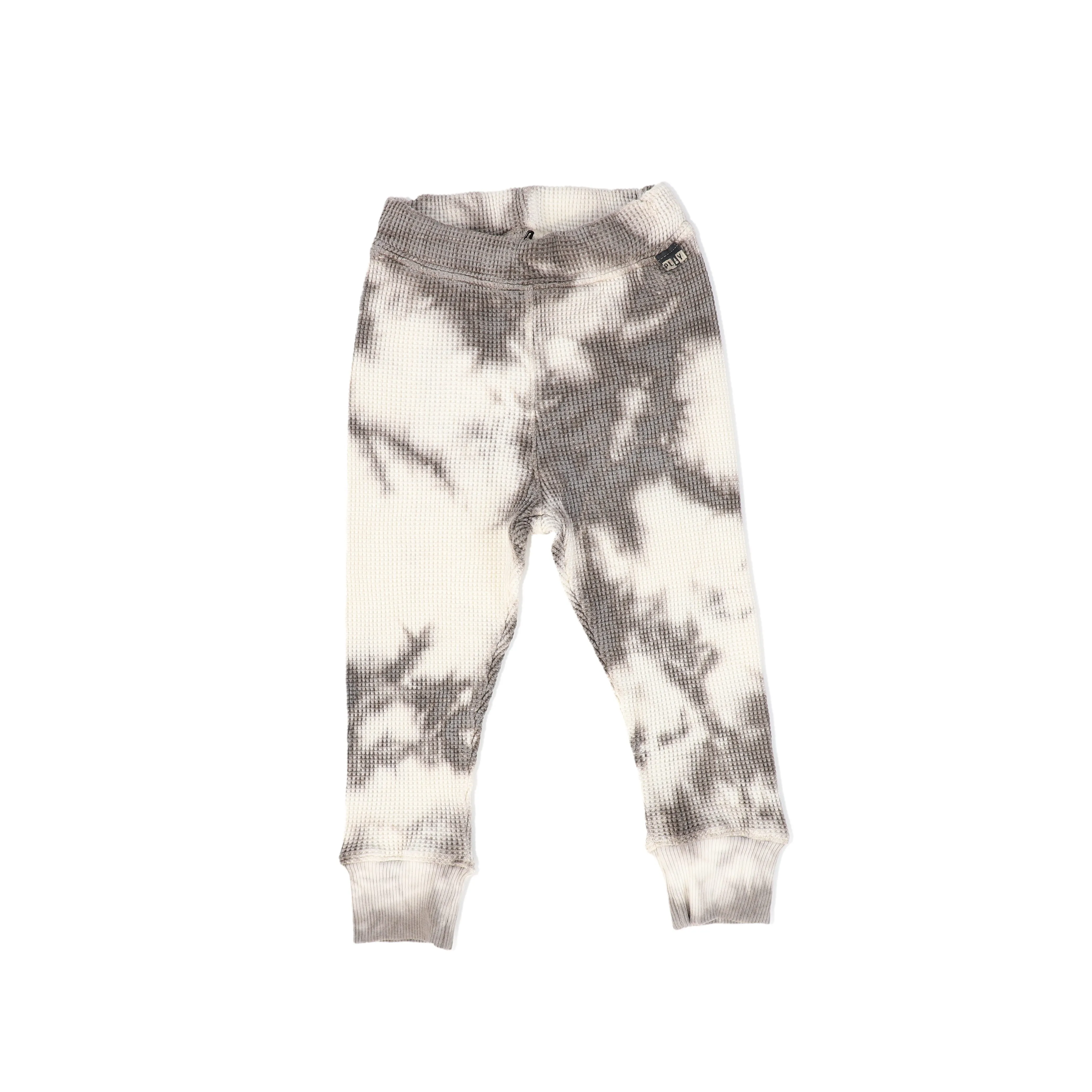 PLAY CREAM/GREY TIE DYE THERMAL LEGGING [FINAL SALE]