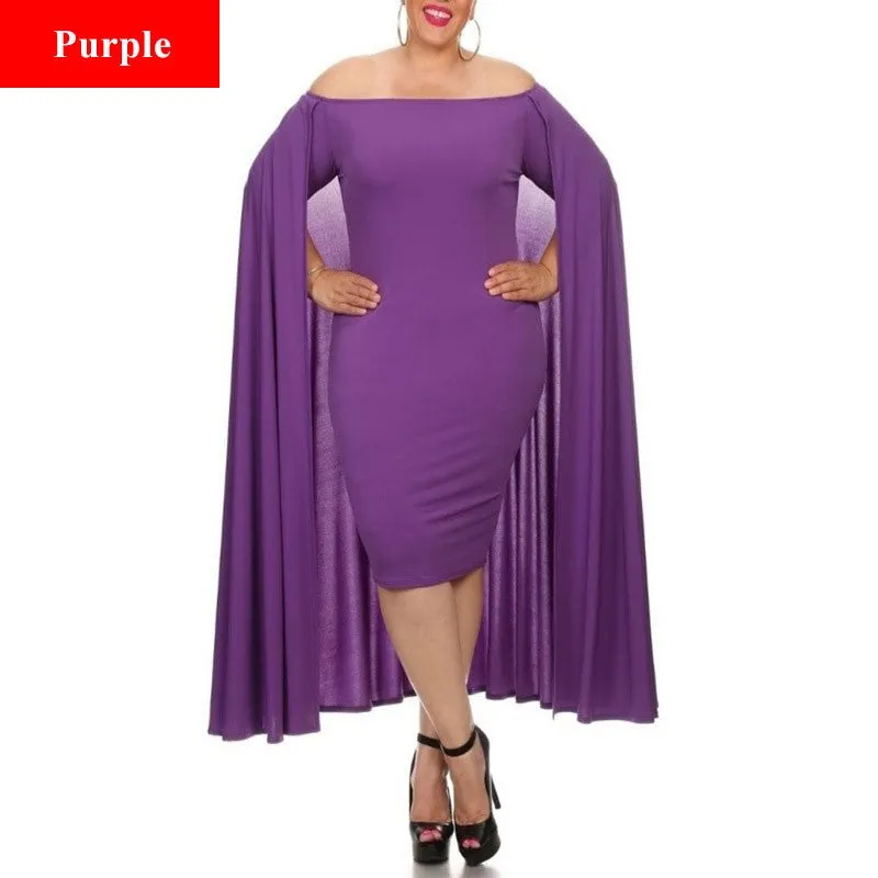 plus sized cape dress/baby shower dress/party dress at Bling Brides Bouquet- Online bridal store