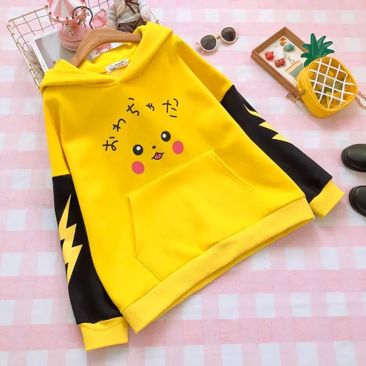 Pokemon Pikachu Yellow Hoodie AD10058