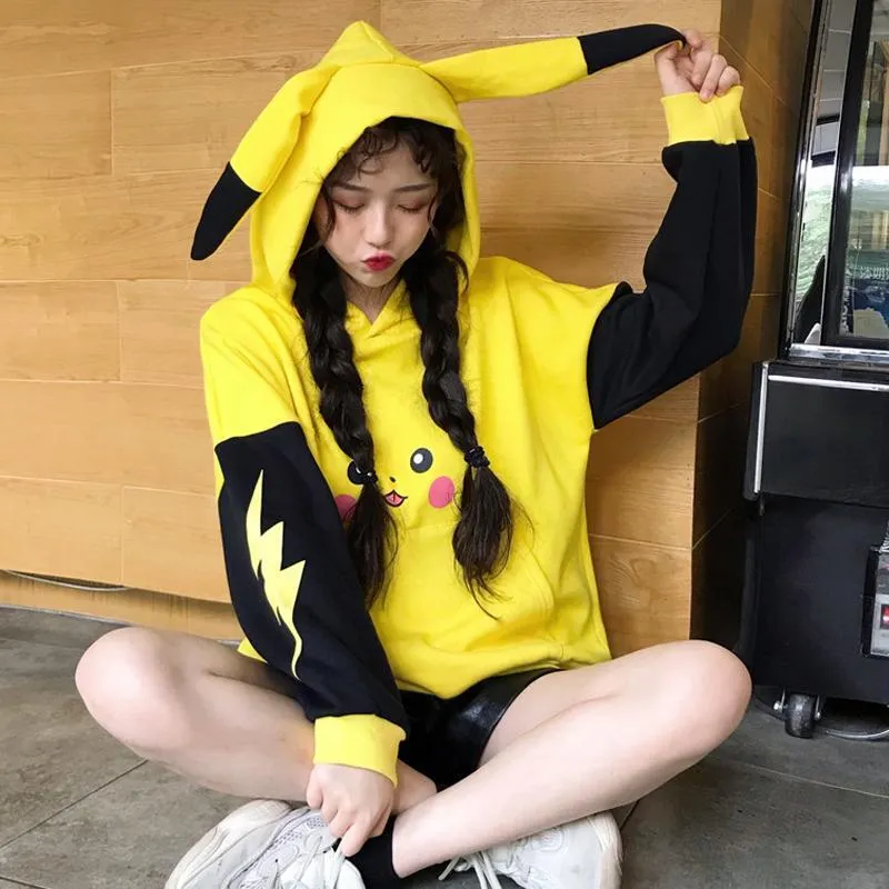 Pokemon Pikachu Yellow Hoodie AD10058