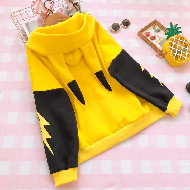 Pokemon Pikachu Yellow Hoodie AD10058