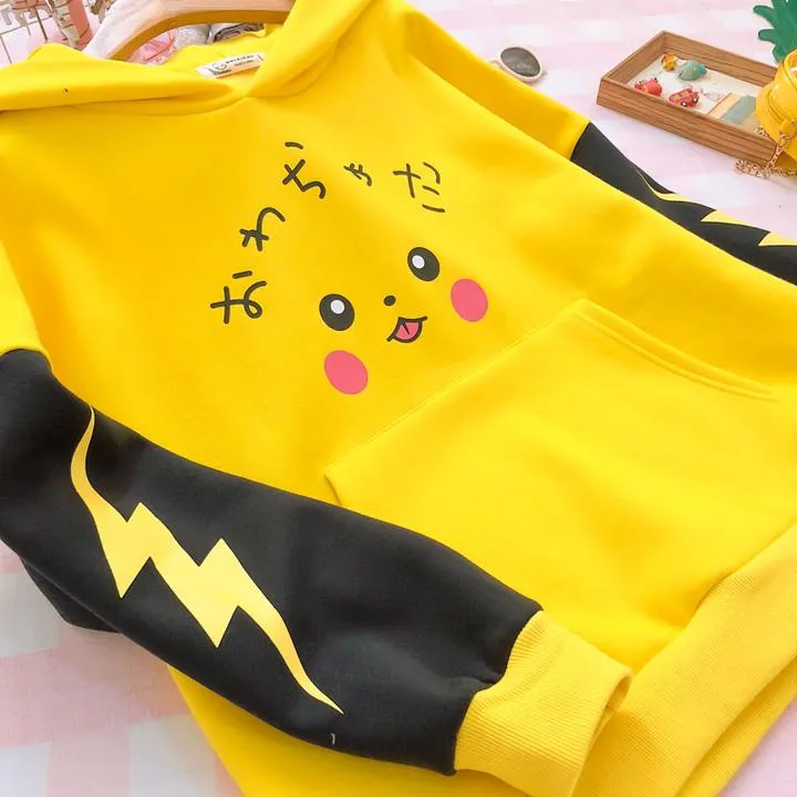 Pokemon Pikachu Yellow Hoodie AD10058