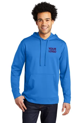 Port & Company Performance Branded Fleece Hoodies, Royal