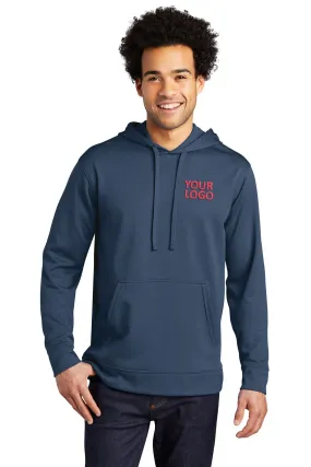 Port & Company Performance Custom Fleece Hoodies, Deep Navy