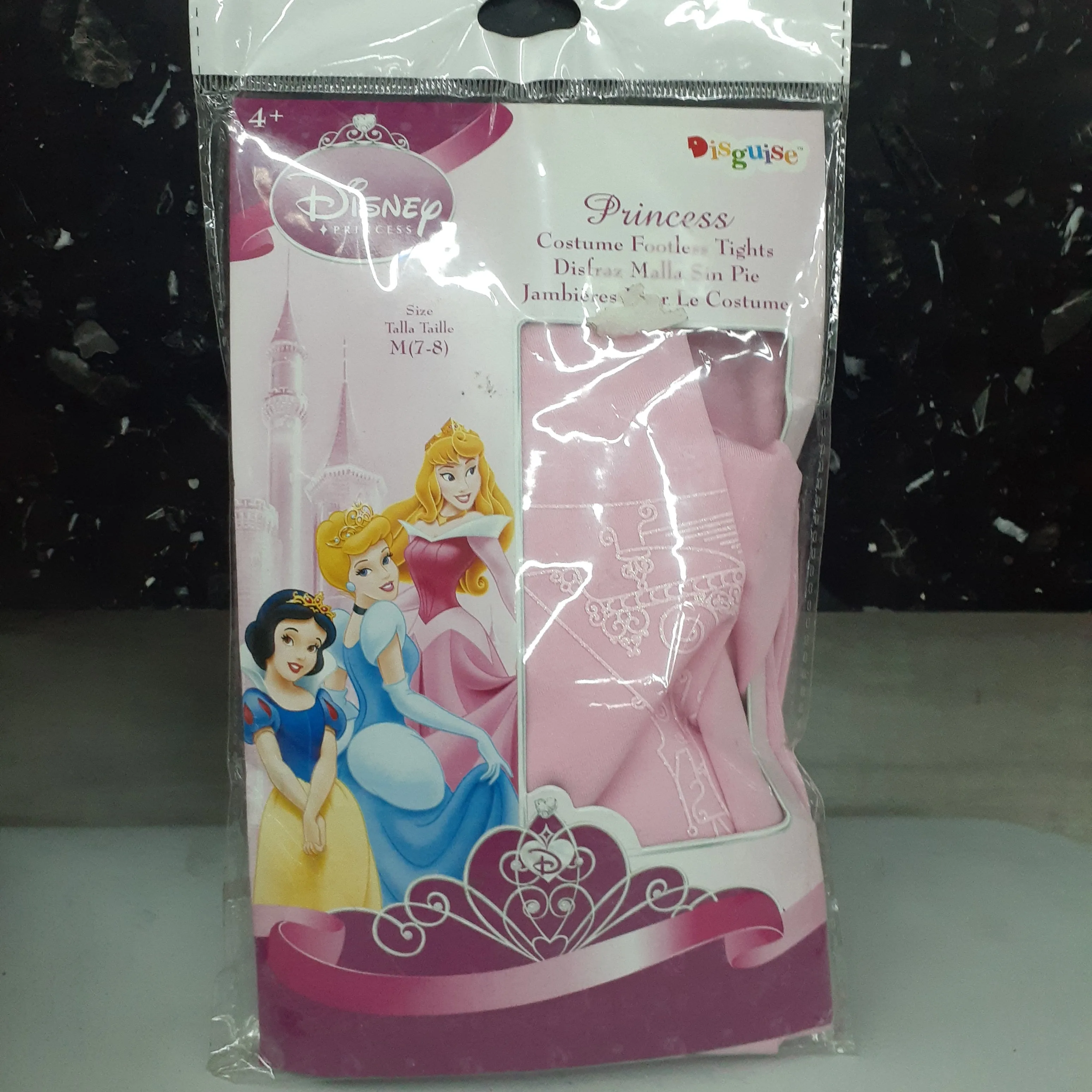 Princess costume footless tights