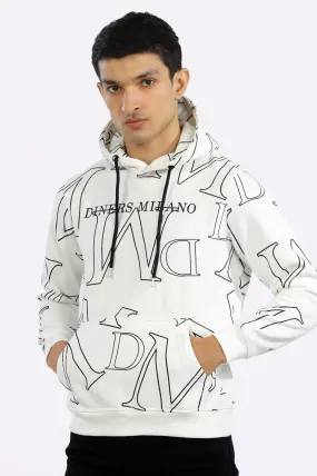 Printed Pullover Hoodie