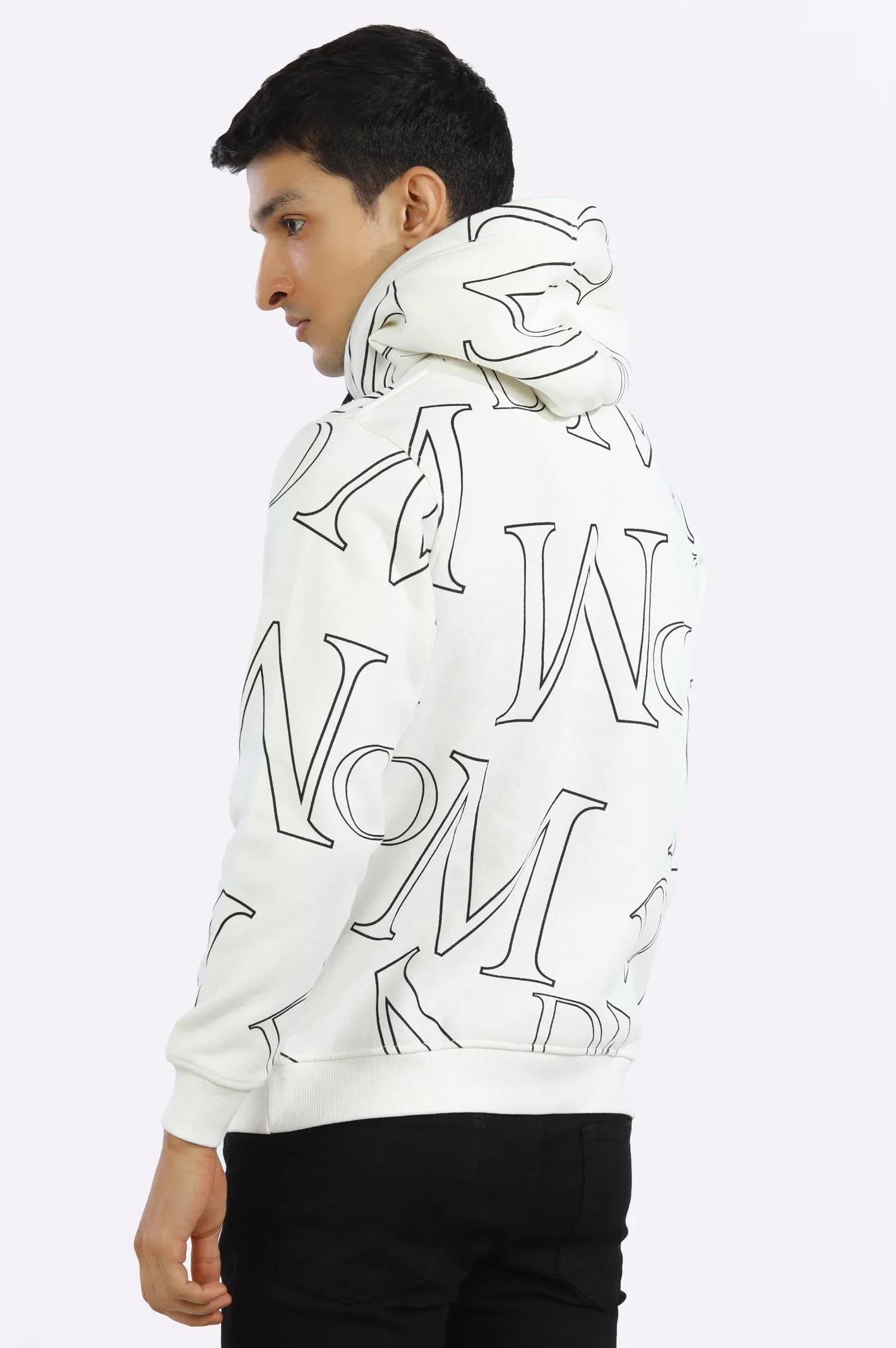 Printed Pullover Hoodie