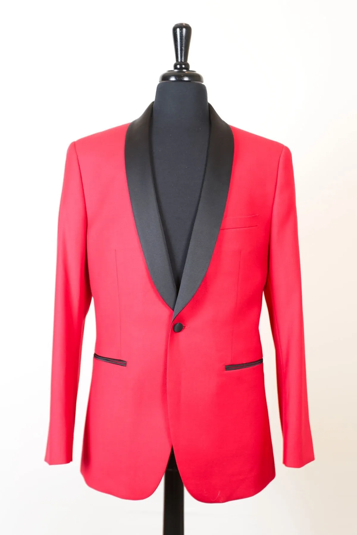 "Bradford" Kids Red Tuxedo Jacket (Separates)