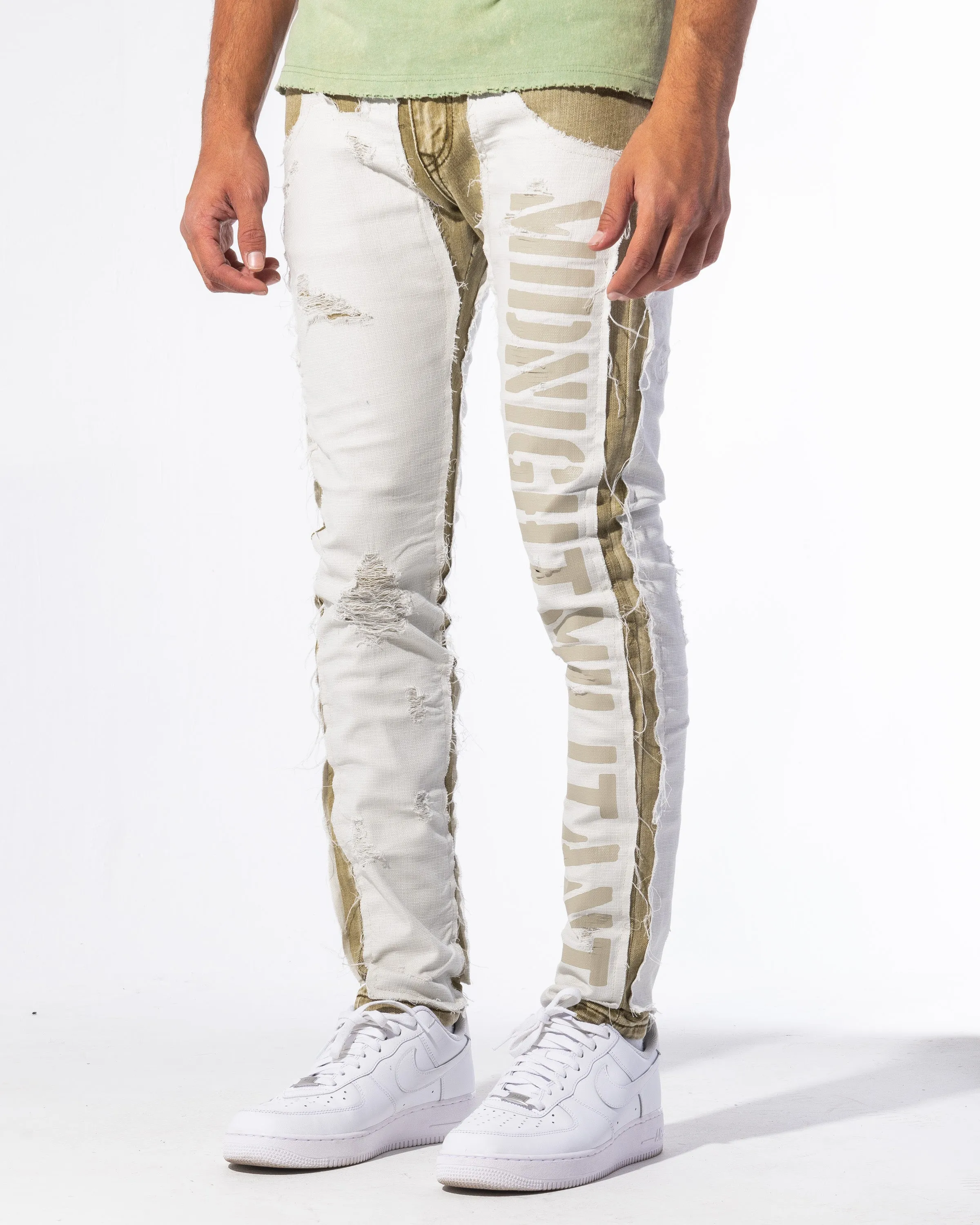 "RESISTANCE" DENIM (EARTH WASH/CANVAS)