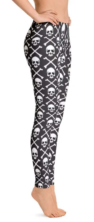 ReadyGOLF: Pirate Flag Women's All-Over Leggings