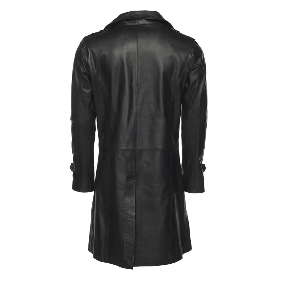 Reiner Black Buttoned up Long coat