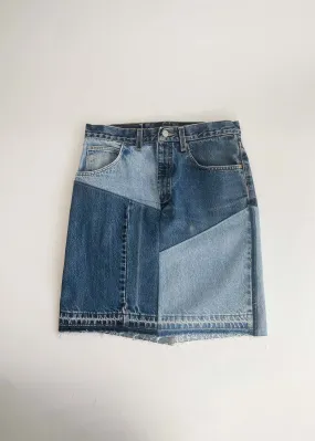 Reworked Denim Skirt