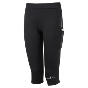 Ronhill Tech Revive Stretch Crop Tight (Womens) - All Black