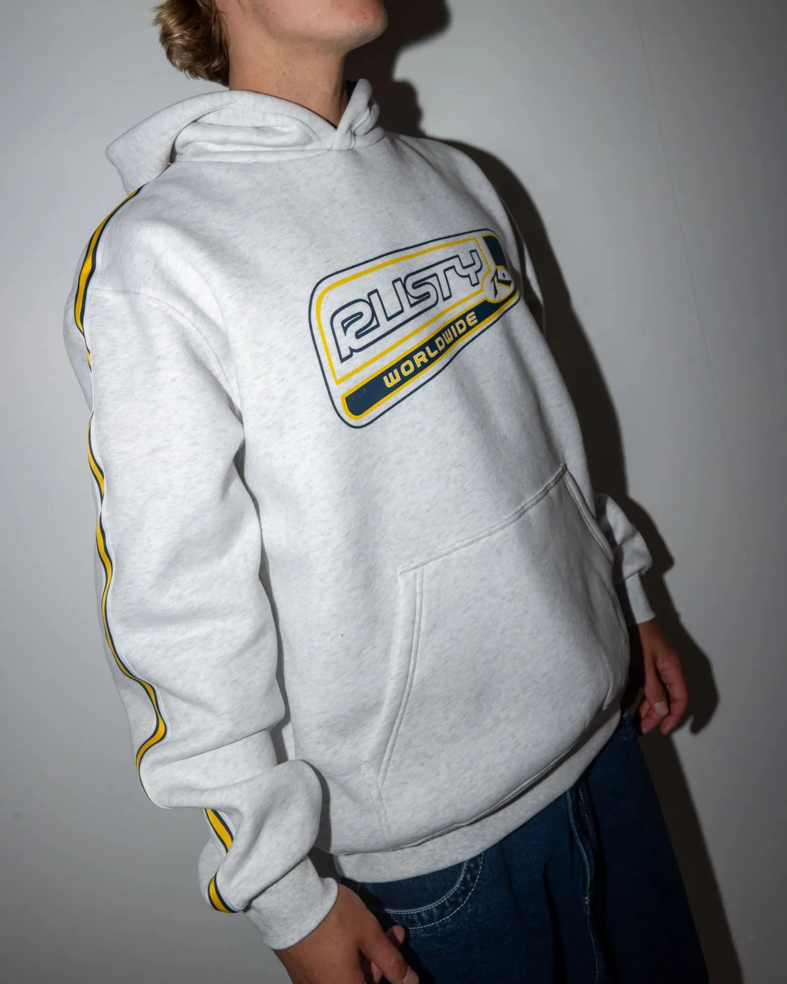 Rusty Roadhouse Taped Hooded Super Fleece