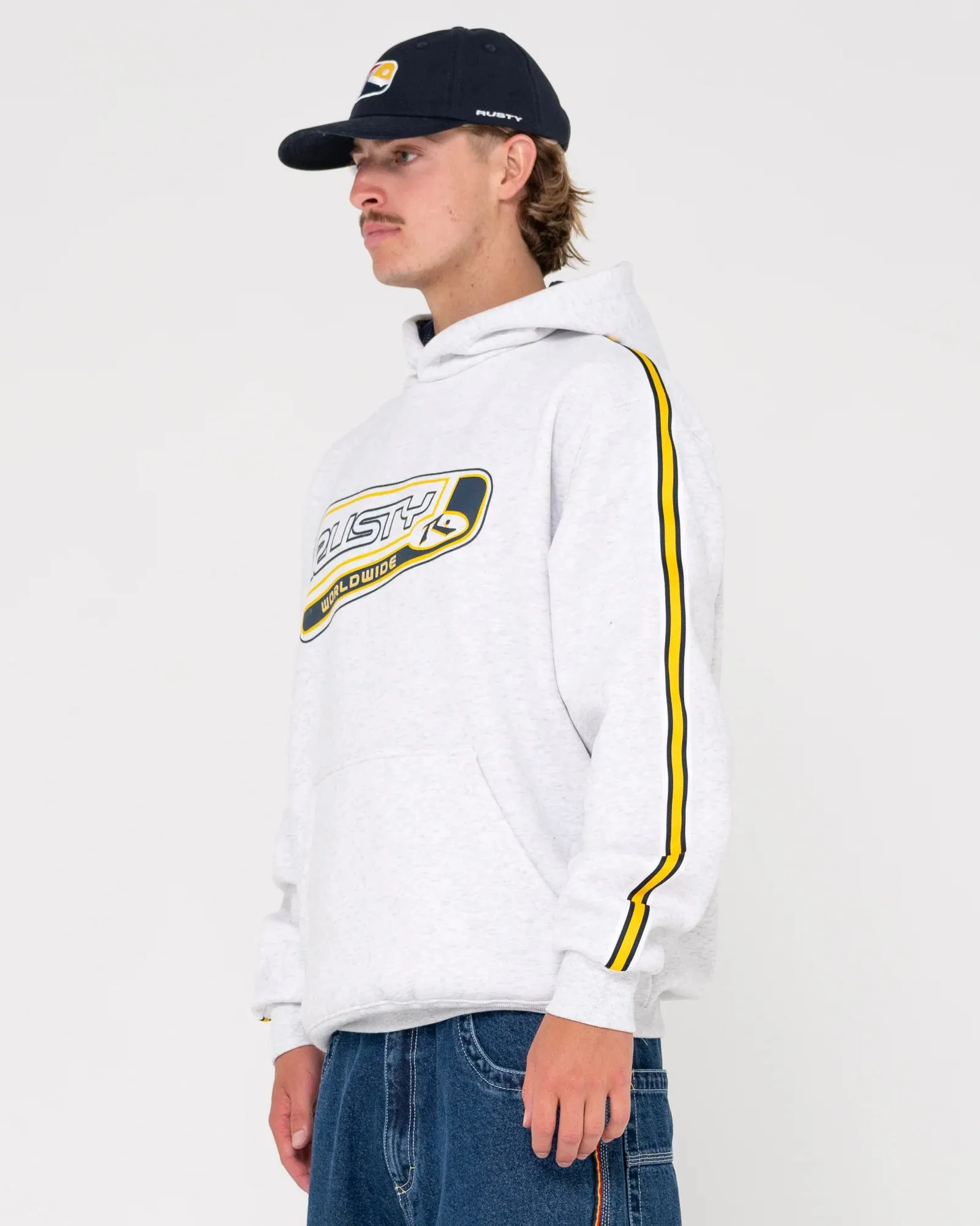 Rusty Roadhouse Taped Hooded Super Fleece